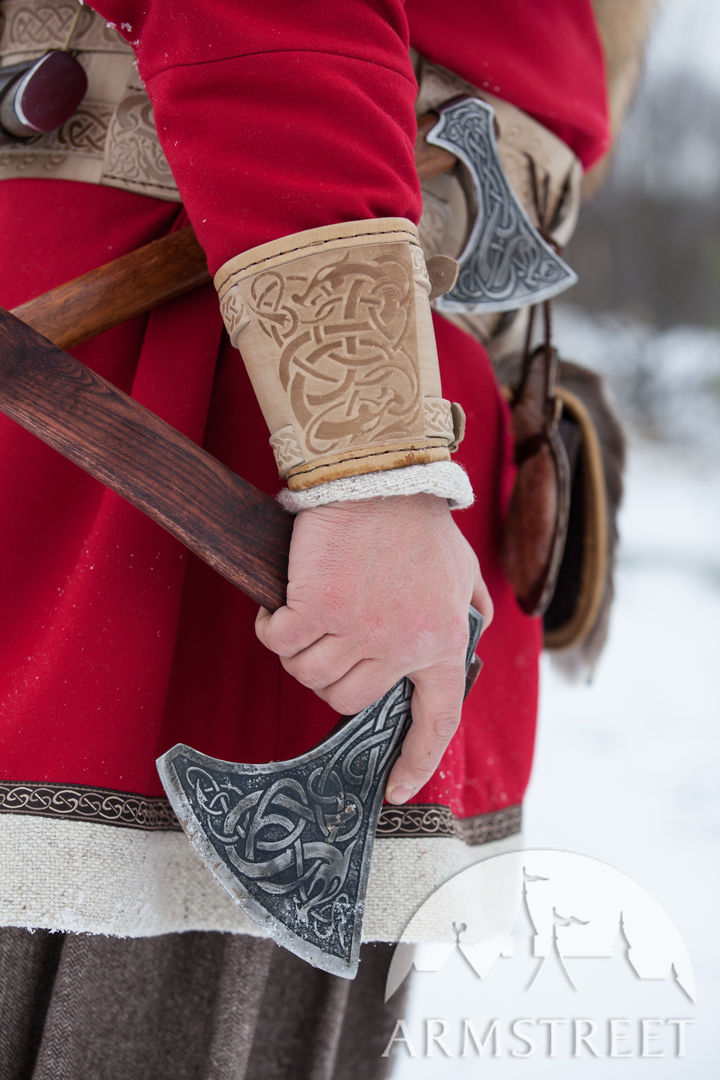 Cheap 2 Pcs Viking Arm Bracer, Medieval Embossed Arm Bracers