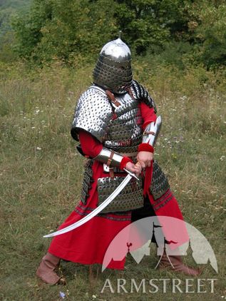 Stainless steel mongolian lamellar armor