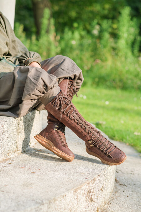 Knee high hiking boots women's best sale