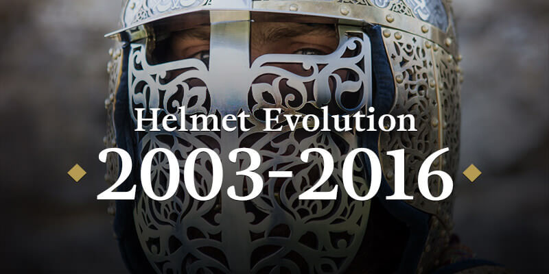 Helmet Evolution 2003–2016