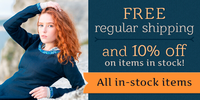 Free regular shipping and 10% off on items in stock!