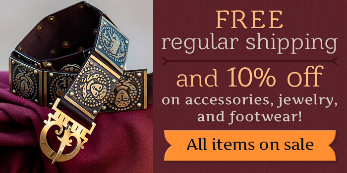 Free regular shipping and 10% off on accessories, jewelry, and footwear!