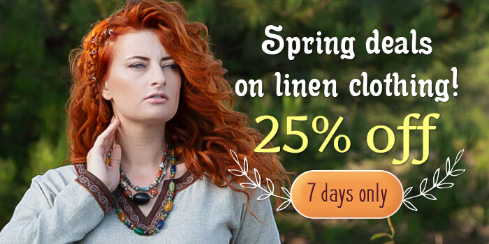 25% off on linen