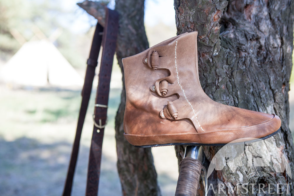 Medieval shoes with modern outsole