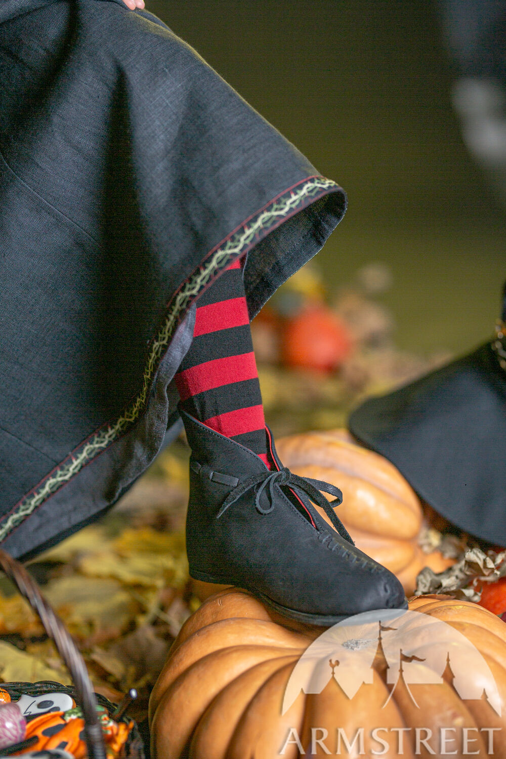 Medieval leather shoes for children Halloween Edition