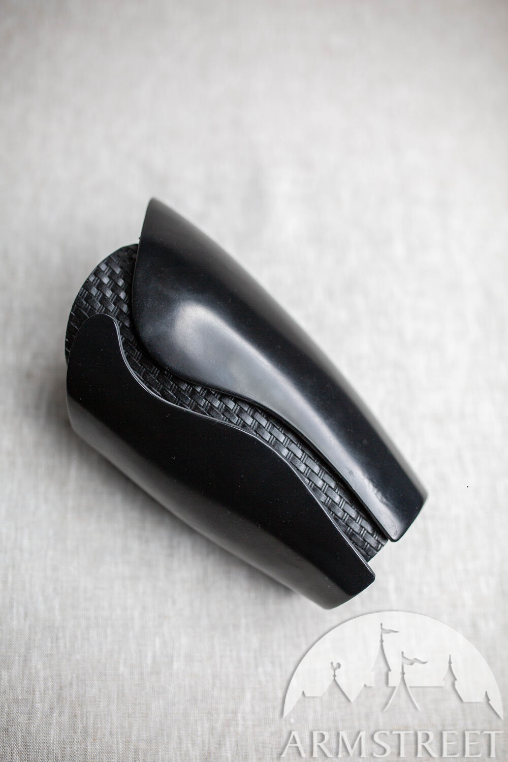 Forearm plastic protection with accents "Futura black"