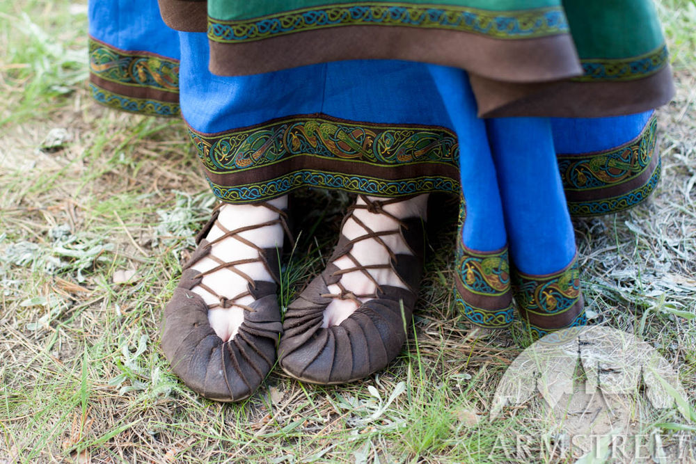 Viking Leather Sandals “Shieldmaiden”