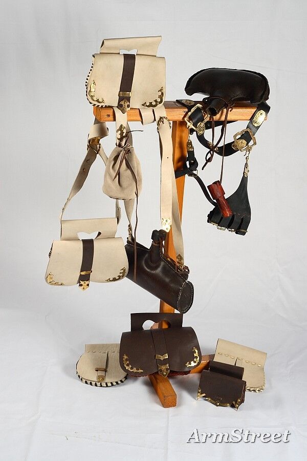 New ArmStreet's collection of leather belts,bags and flasks