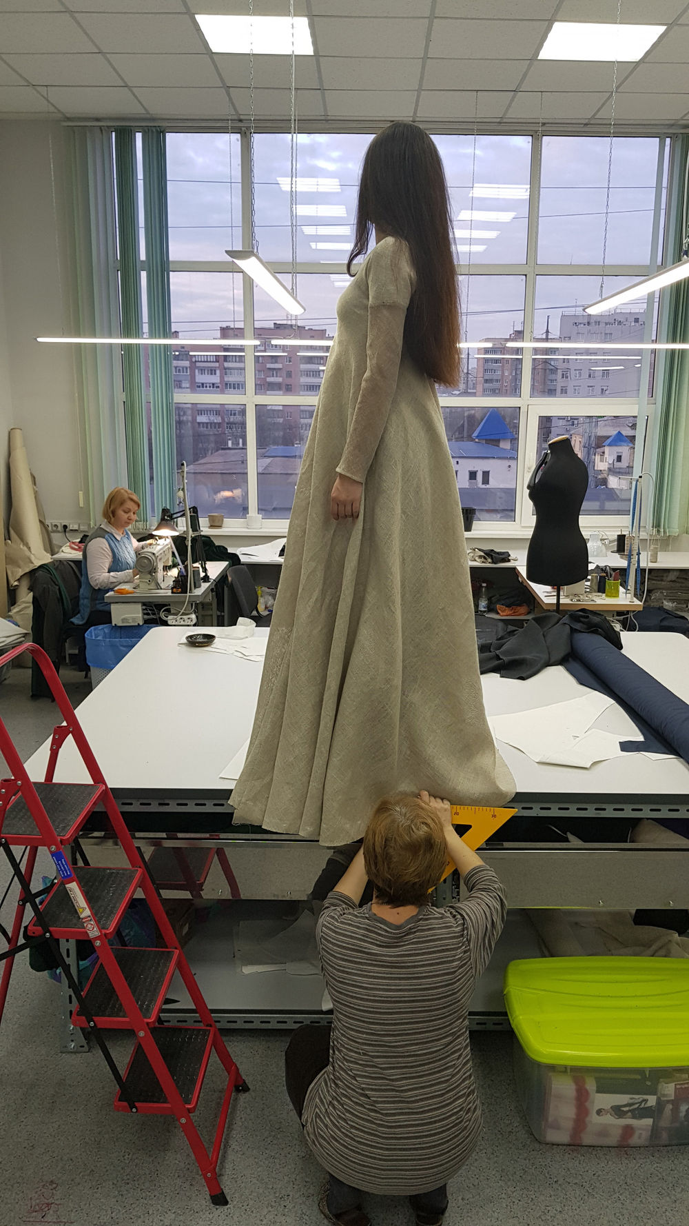 The creation of new sackcloth dress at ArmStreet