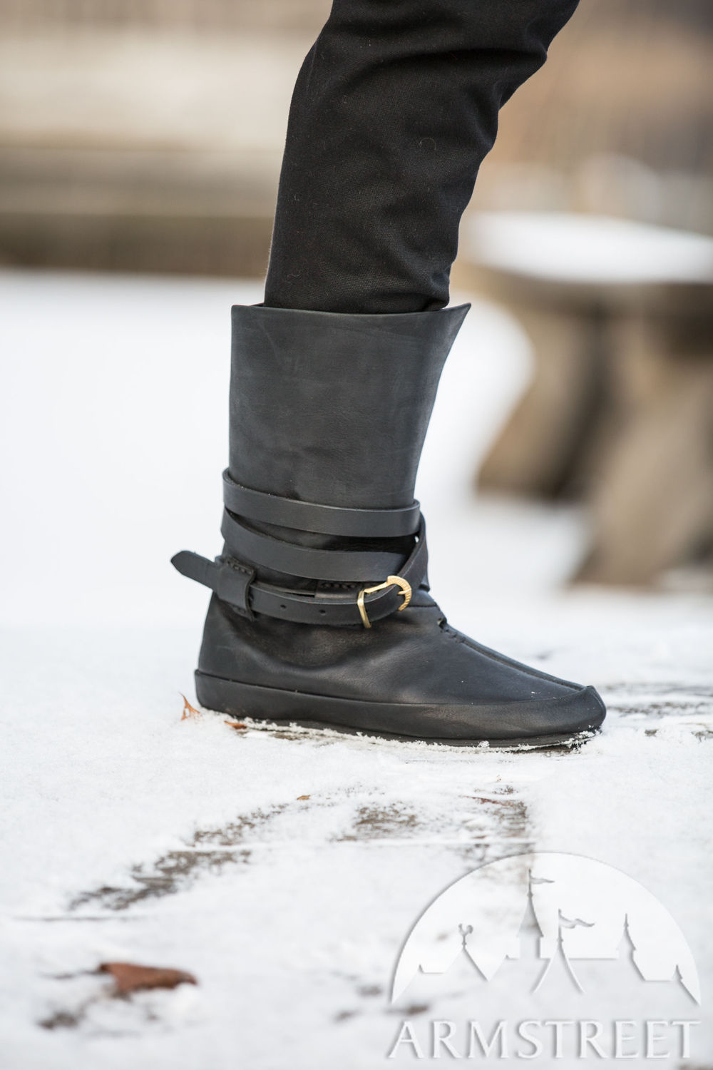 Leather Viking Boots “Ragnvaldur the Traveller”