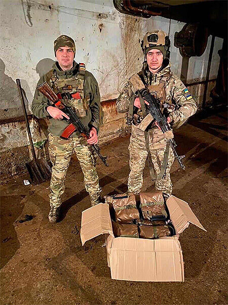 Stretchers delivery to the frontline