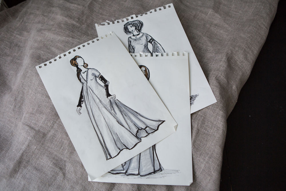 Sackcloth linen dresses designs