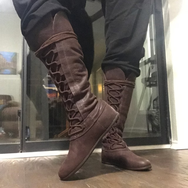 Renaissance Faire Shoes Women Medieval Fantasy Boots For Women “Forest” For Available In: Burgundy  Matte Leather, Matte Brown Leather, Matte Black Leather, Brown Grained  Leather, Black Grained Leather :: By Medieval Store ArmStreet