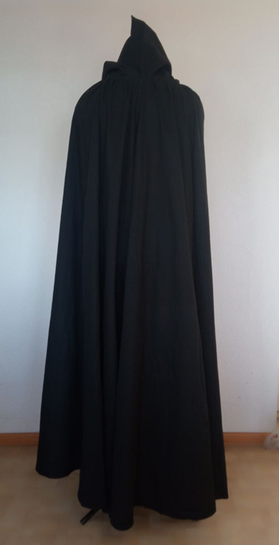 Sale Black Medieval Cloak