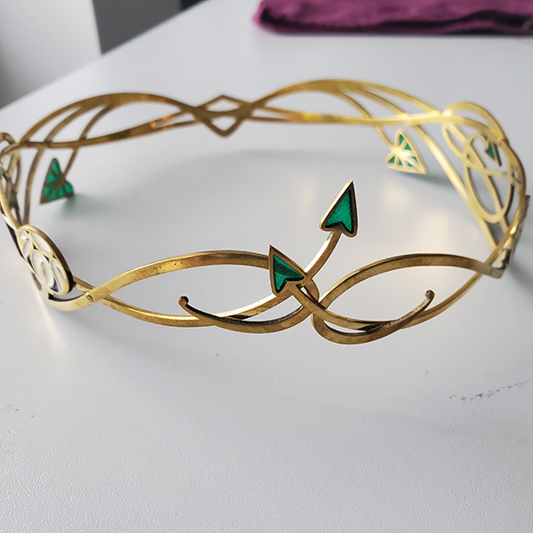 Sale Enamelled Circlet Water Flowers