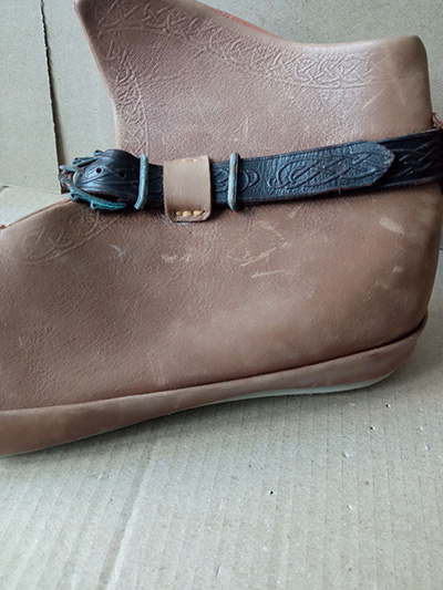 Sale Viking Shoes with Knotwork for Men