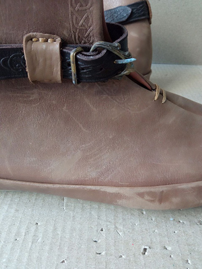 Sale Viking Shoes with Knotwork for Men