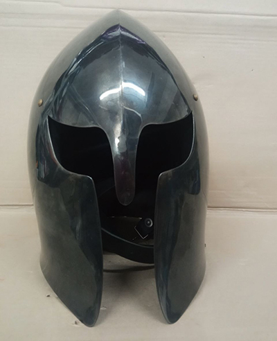 Sale Blackened Fantasy Barbute Helmet