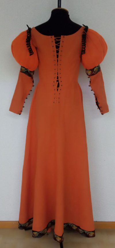 Sale Corset Kirtle &ldquo;Pumpkin Dress&ldquo;