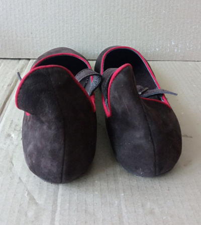 Sale Patterned Leather Women's Shoes “The Accolade” Sale “Townswoman” Medieval Shoes