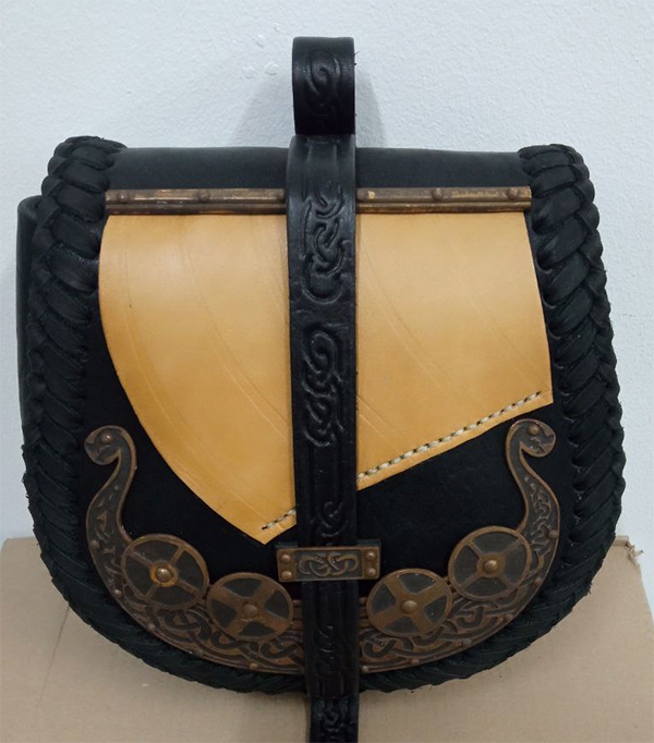 Sale Viking Leather Bag Drakkar