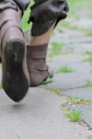 Ankle High Leather Boots